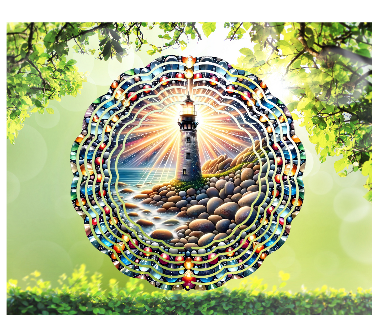 Light House Wind Spinner