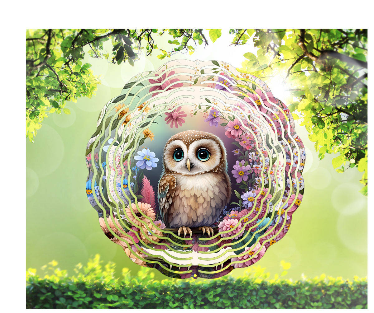 Owl Wind Spinner