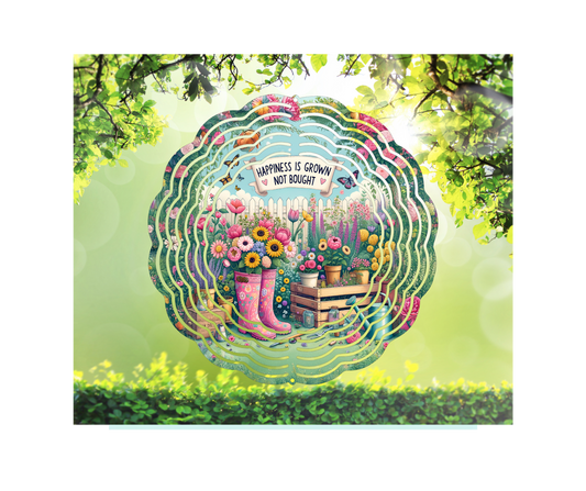 Happiness Is Grown Wind Spinner