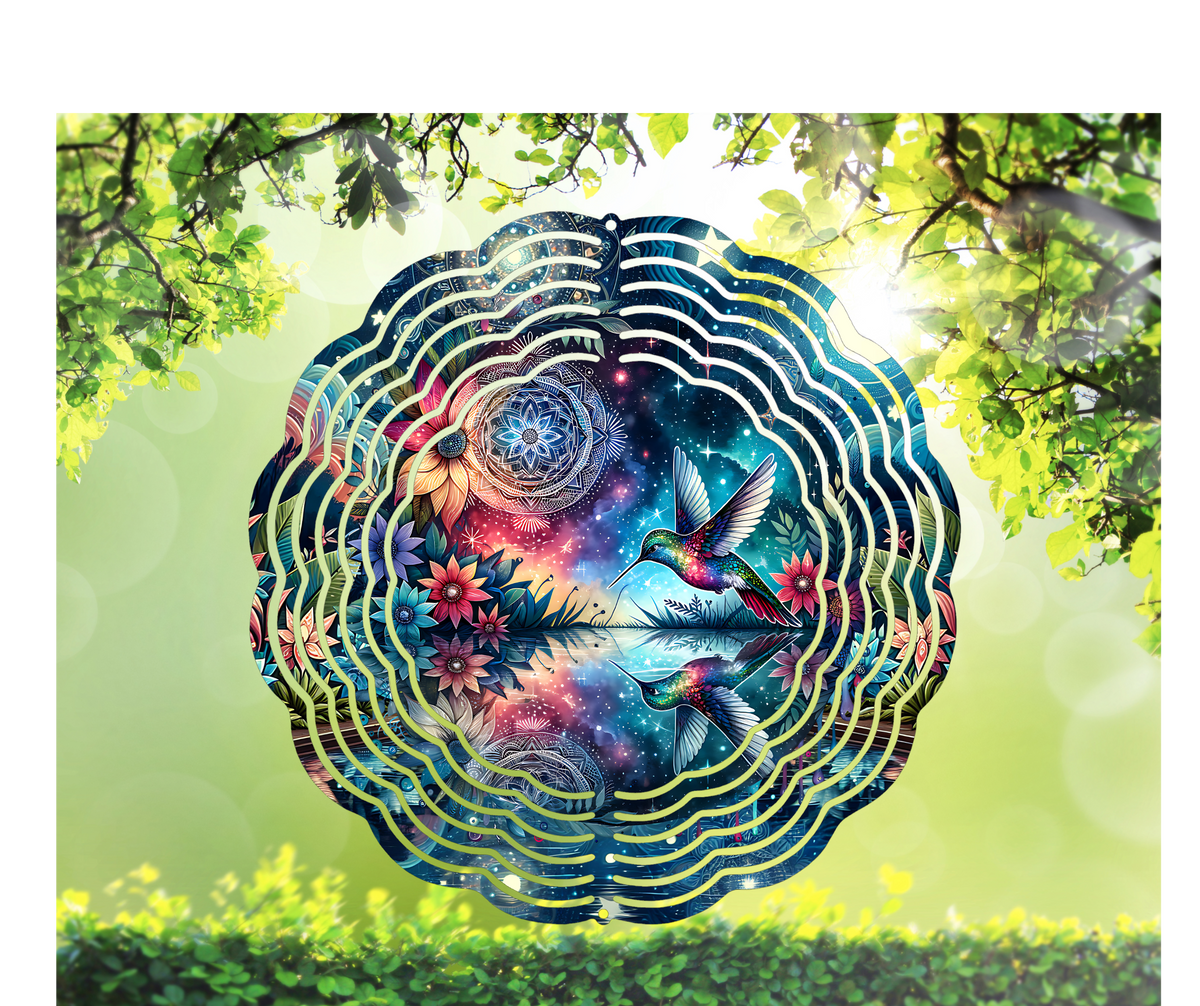Humming Bird Wind Spinner