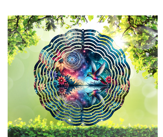 Humming Bird Wind Spinner