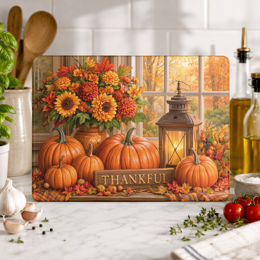 Thankful Lantern Cutting Board
